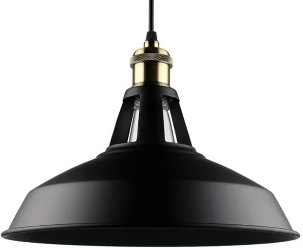 BRG LED závesné stropné svietidlo B7066B - E27 - čierne