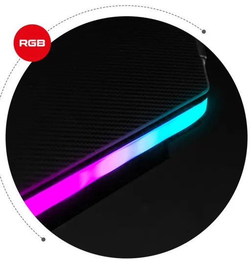 Herný stôl Hero - 2.5 čierny RGB