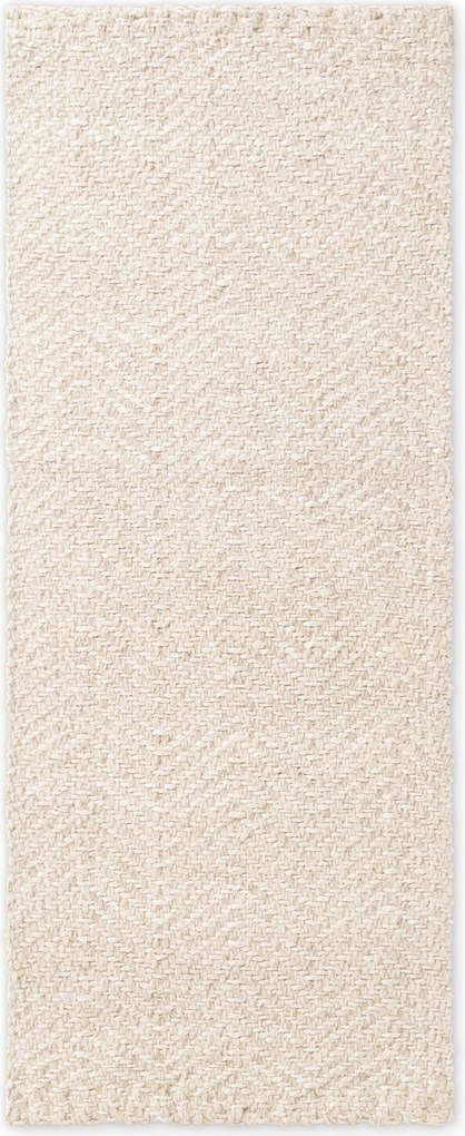 ELLE Decoration, Koberec behúň Majoli 106238 White z kolekcie Elle, 80x200, biela, chodba / predsieň