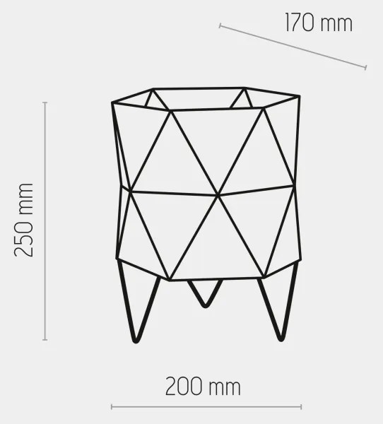 Stolná lampa SIRO 1xE27/15W/230V biela/strieborná