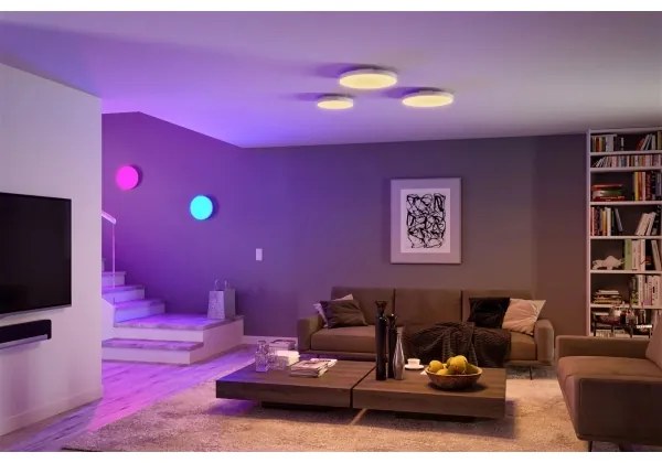 Paulmann 79897 - LED RGBW/22W Stmievateľné stropné svietidlo SMART VELORA 230V