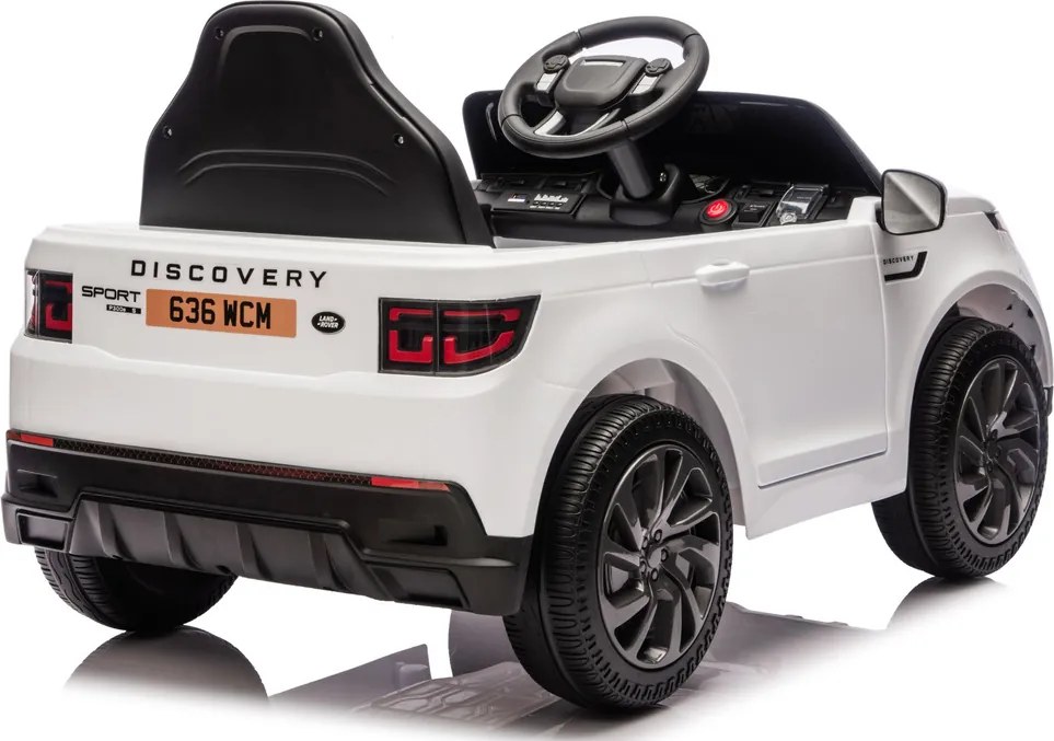 LEAN CARS Land Rover Discovery DLS-K06 Batéria Vozidlo biela