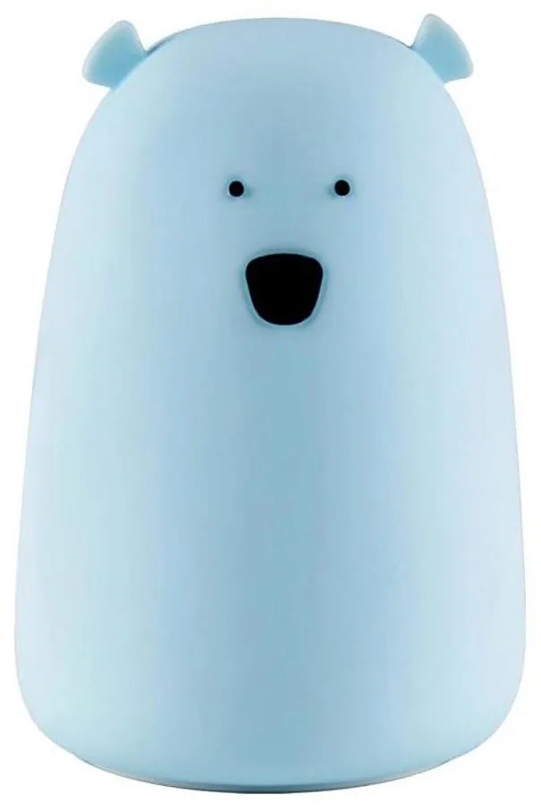 Polux LED RGB Detská dotyková lampička BEAR LED/0,8W/5V modrá SA1448