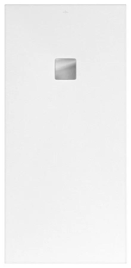 VILLEROY &amp; BOCH Planeo obdĺžniková sprchová vanička akrylátová, s technológiou RockLite, štandardný model, protišmyk VilboGrip (C), 1700 x 800 x 48 mm, biela alpská, UDA1780PLA2GV-01