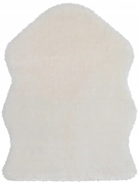 IKEA TOFTLUND Koberec biely 55x85 cm