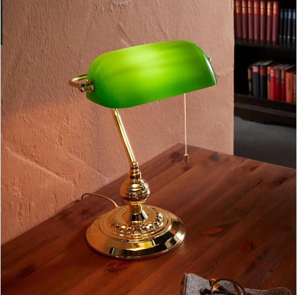 Eglo 90967 - BANKER Stolná lampa E27/60W/230V