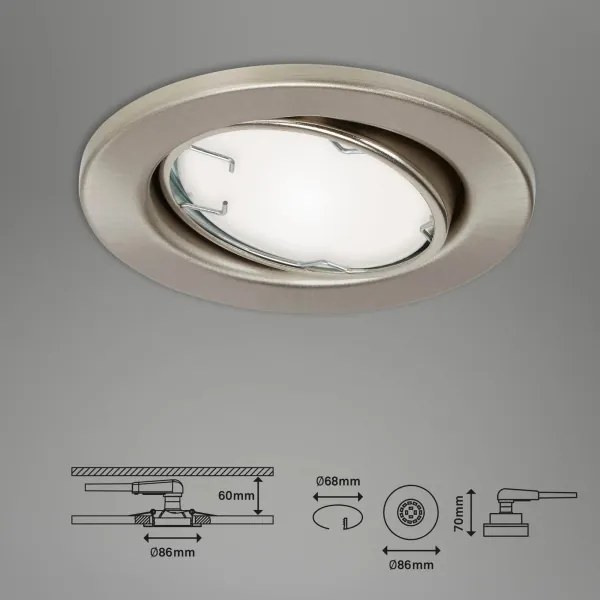 Brilo - SADA 3x LED RGBW Stmievateľné kúpeľňové svietidlo GU10/4,9W/230V Tuya+ DO