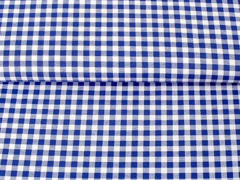 Biante Detské bavlnené posteľné obliečky do postieľky Sandra SA-057 Modro-biele kocky Do postieľky 90x140 a 40x60 cm