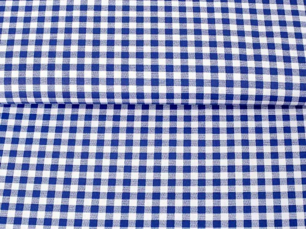 Biante Detské bavlnené posteľné obliečky do postieľky Sandra SA-057 Modro-biele kocky Do postieľky 90x140 a 50x70 cm