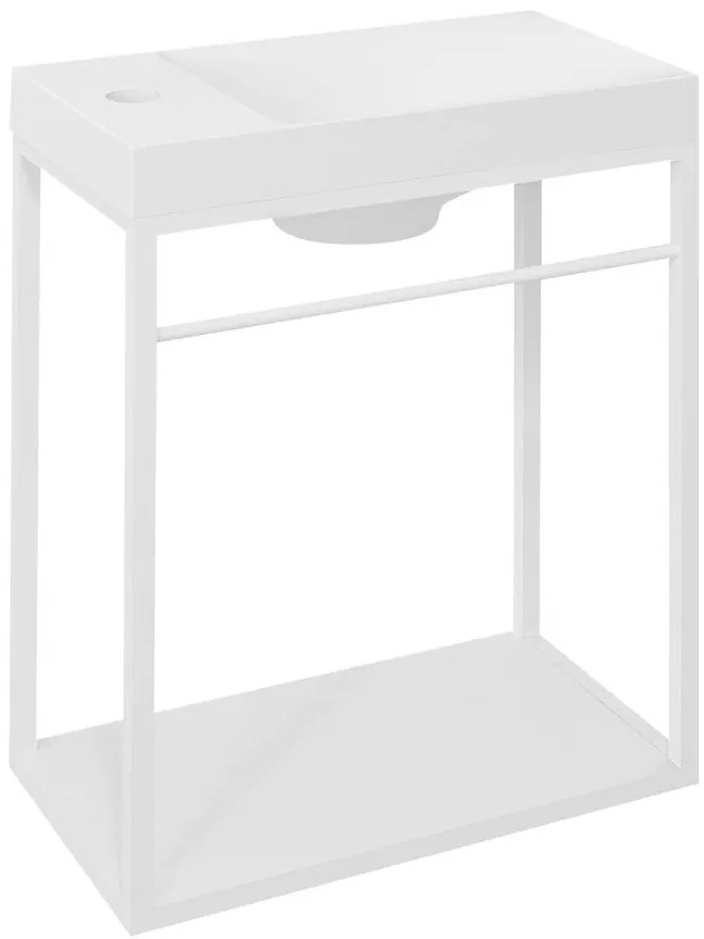 Sapho Sapho, CREST Konštrukcia pod umývadlo 39,5x45x21,7cm, biela matná, AR502