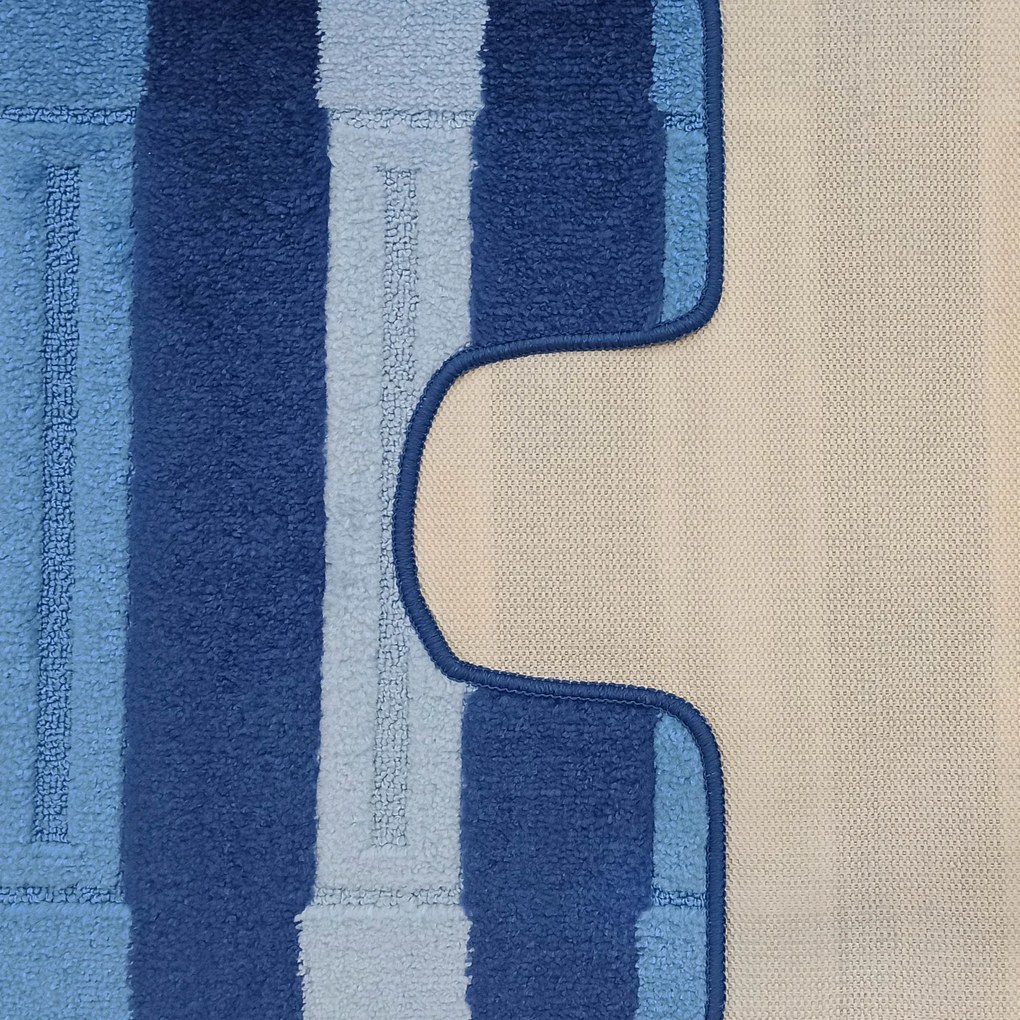 DY Kúpeľňová súprava Montana s výrezom Said XL tmavomodrá