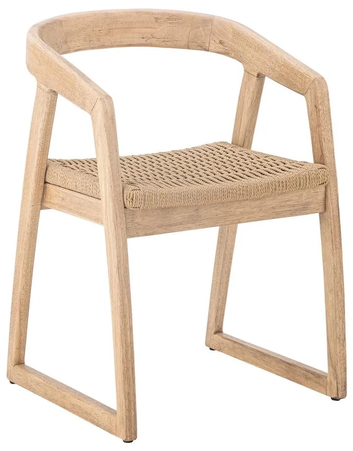 Jedálenská stolička z kaučukového dreva v prírodnej farbe Serrone – Bloomingville