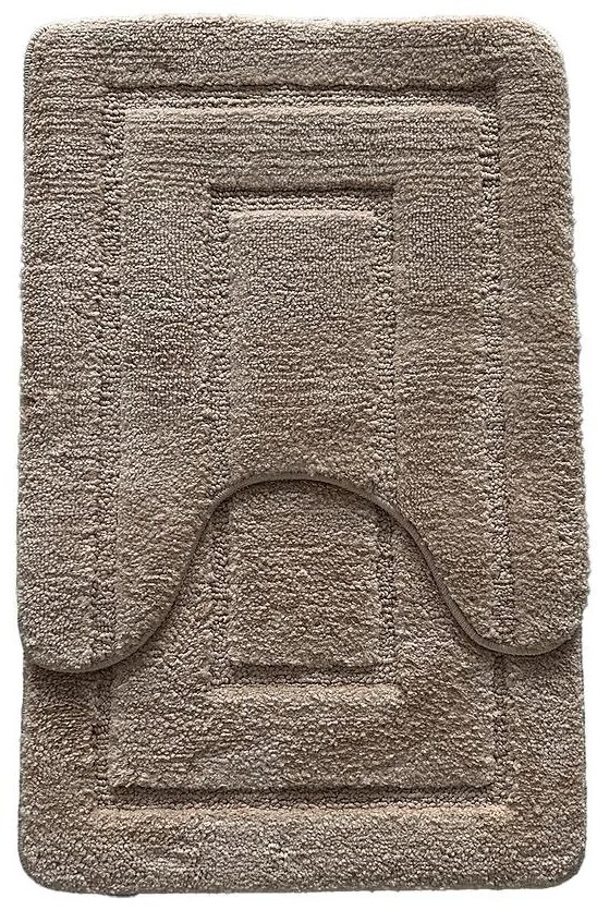 Súprava kúpeľňových predložiek 50x80 + 50x60 cm béžová