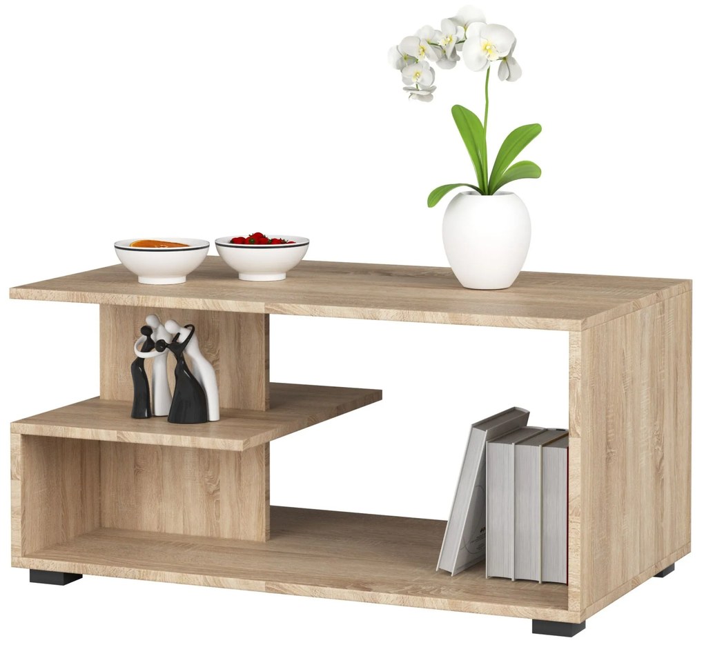 Konferenčný stolík Palak (dub sonoma). Akcia -16%. Vlastná spoľahlivá doprava až k Vám domov. 1068641