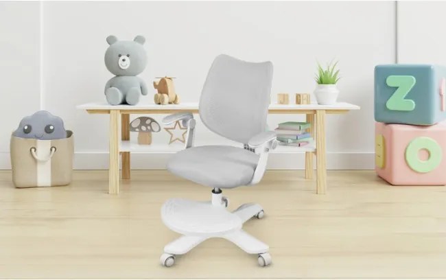 Detská otočná stolička Mark Adler Junior 4.6 Grey