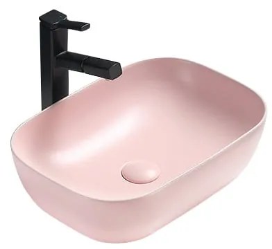 Mexen RITA umývadlo, 45x32 cm, ružová matná, 21084544