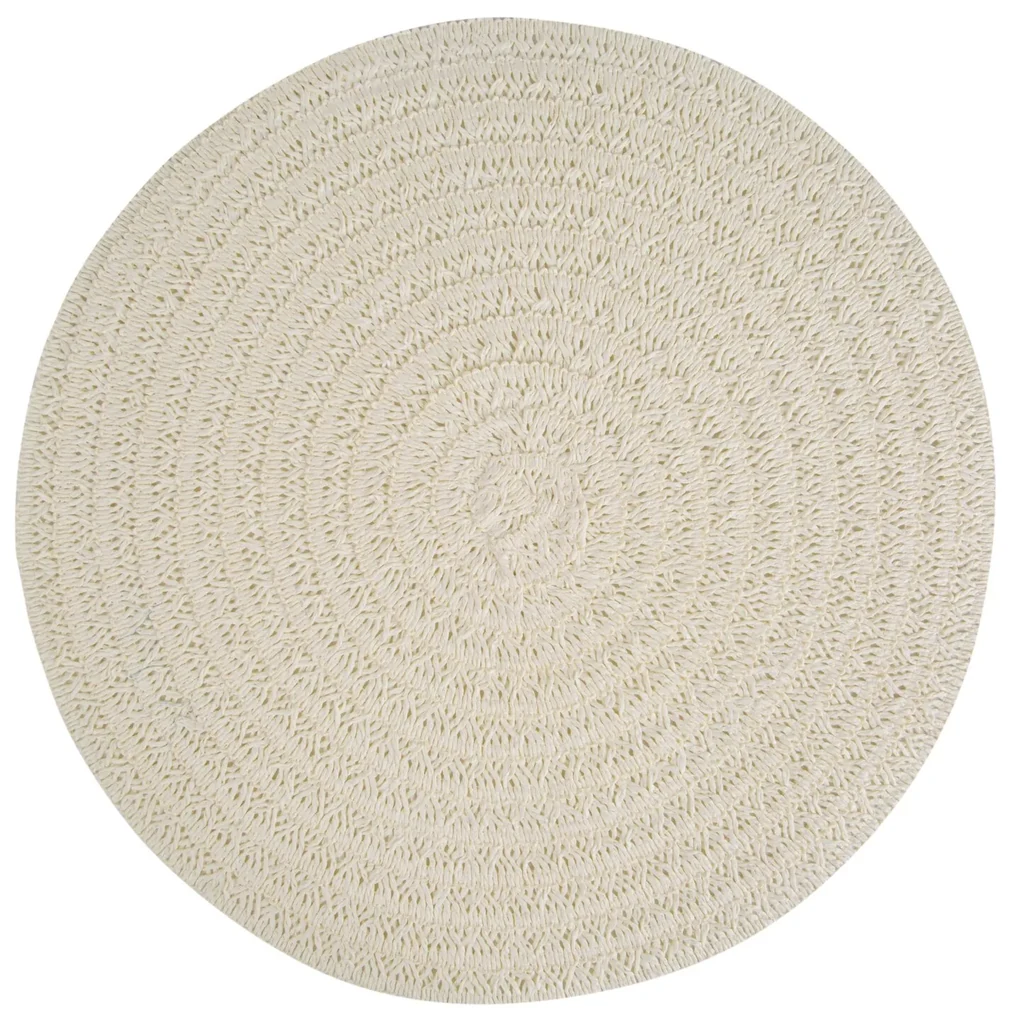 SADA 6KS PRESTIERANIE NA STÔL BOHO 9 (FI) 38 CM KRÉMOVÁ
