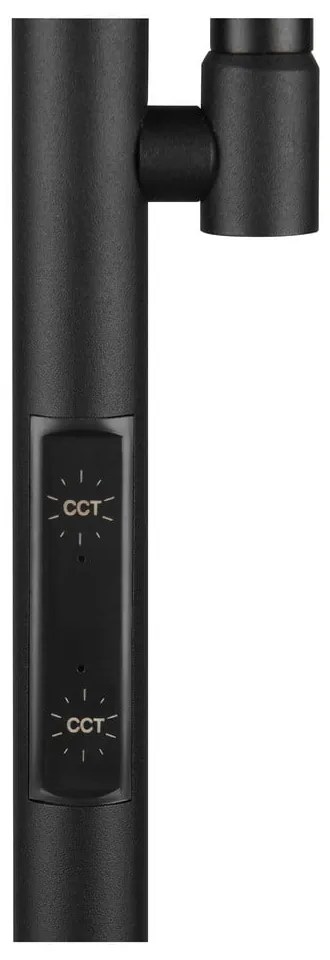 Čierna LED stojacia lampa (výška 178 cm) Specter – Trio