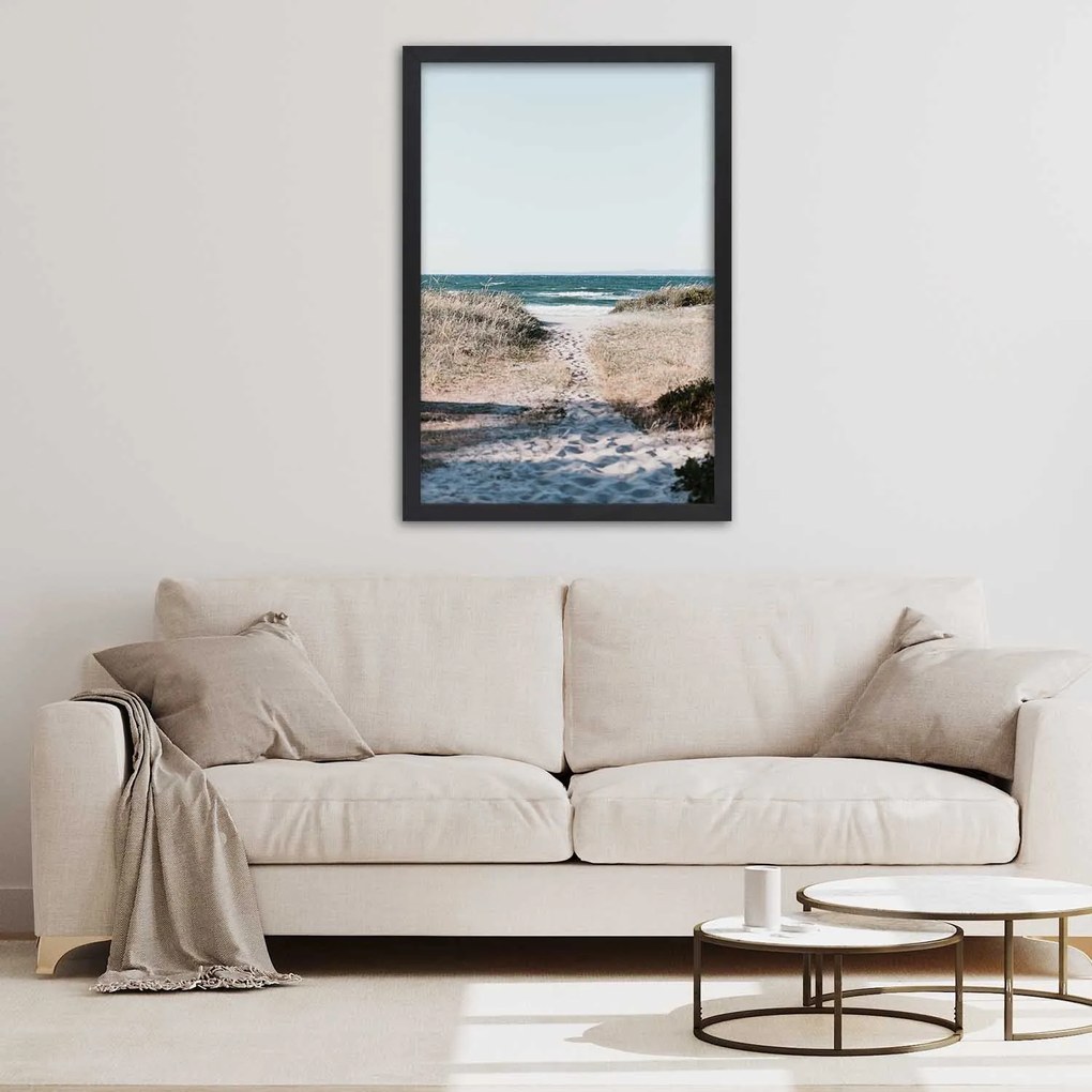 Gario Plagát Ideme na pláž Farba rámu: Bez rámu, Rozmery: 60 x 90 cm