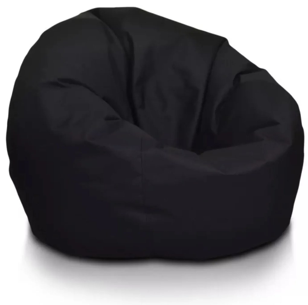 Lacný sedací vak Sakwa L – pohodlný vak pre deti aj dospelých, ľahko umývateľný polyester Farba: NC14 - čierna