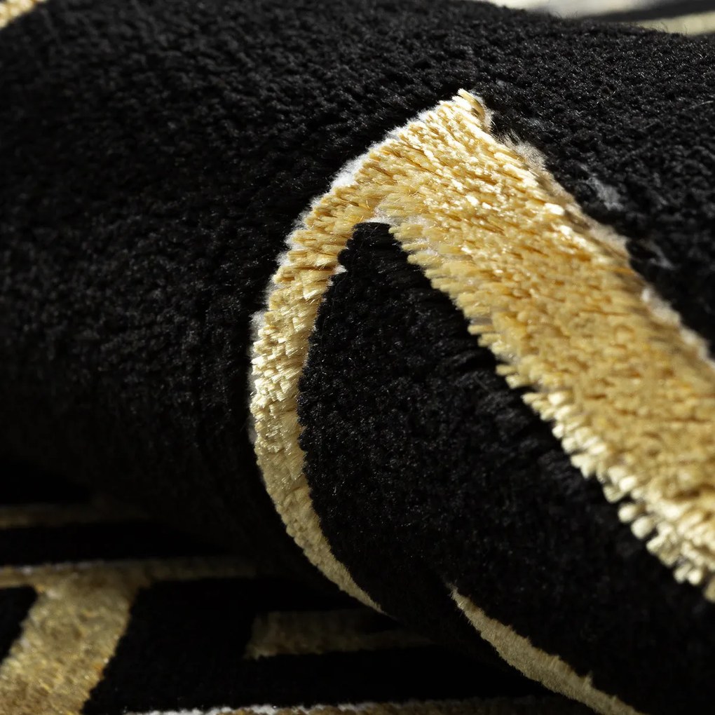 Kusový koberec Allure 1968 black/gold, 140x190, čierna, kancelária, Dywany Łuszczów