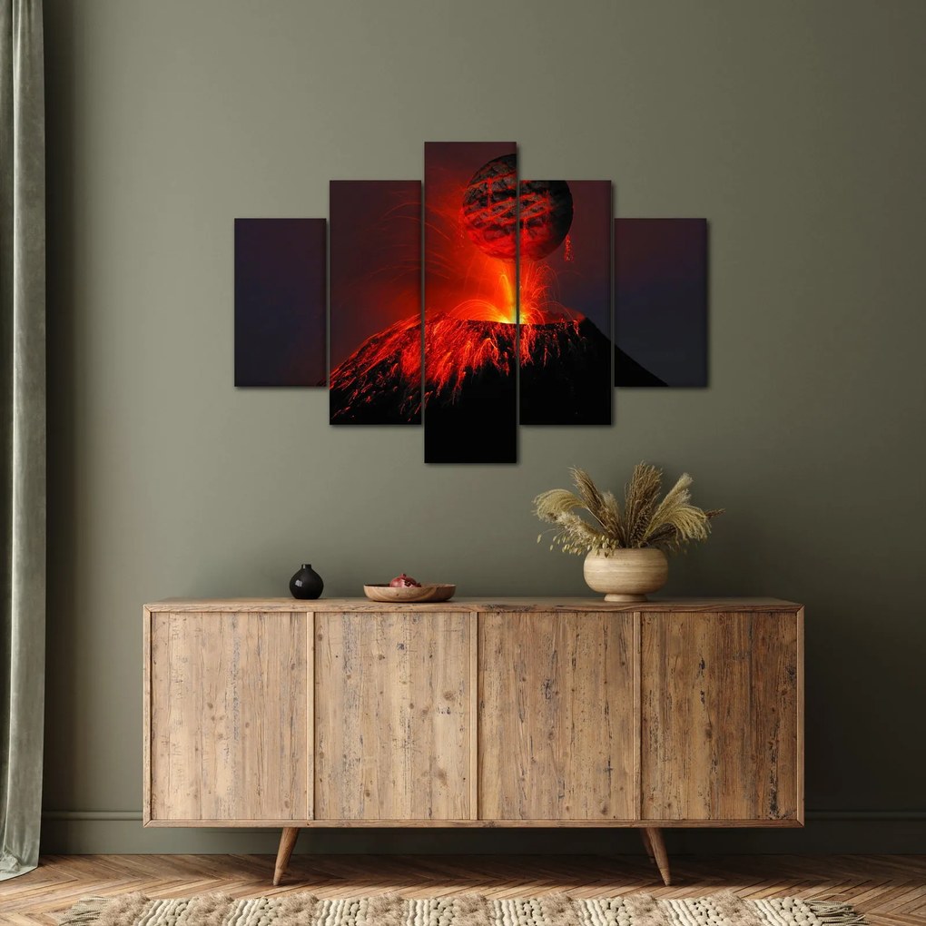 Obraz sopky (150x105 cm)