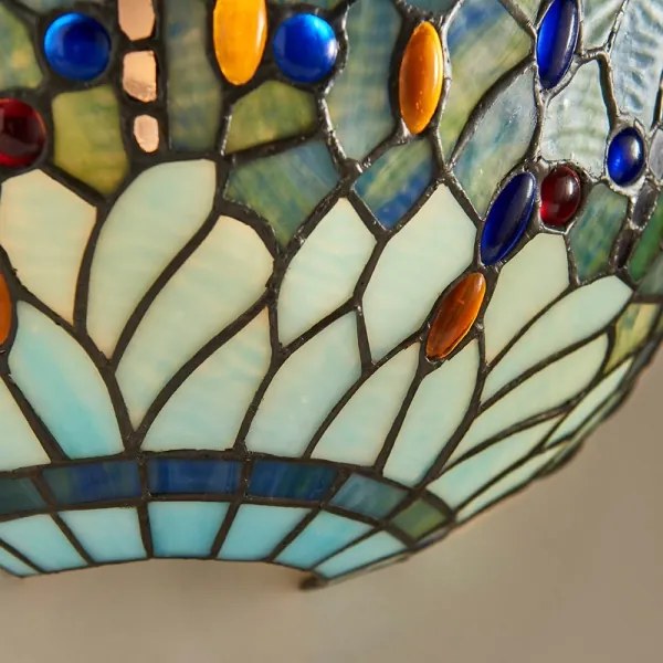 Endon 64102 - Nástenné svietidlo Tiffany DRAGONFLY 1xE14/40W/230V