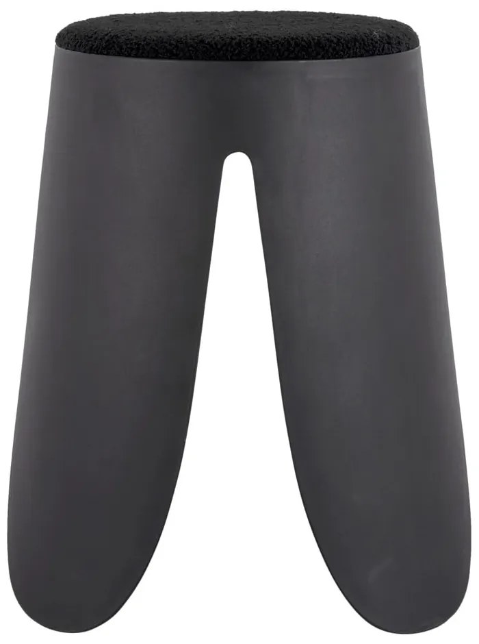 Čierna plastová stolička Savor – Leitmotiv