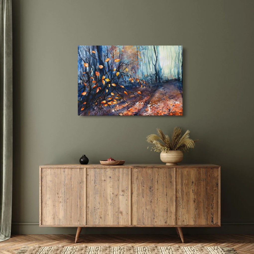 Obraz - Lúče jesenného slnka (90x60 cm)