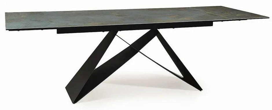 Jedálenský stôl Westin II 160 x 90 cm, tyrkysová