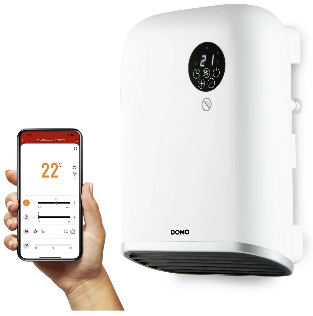 DOMO DO7357F elektrické kúrenie do kúpeľne s WIFI