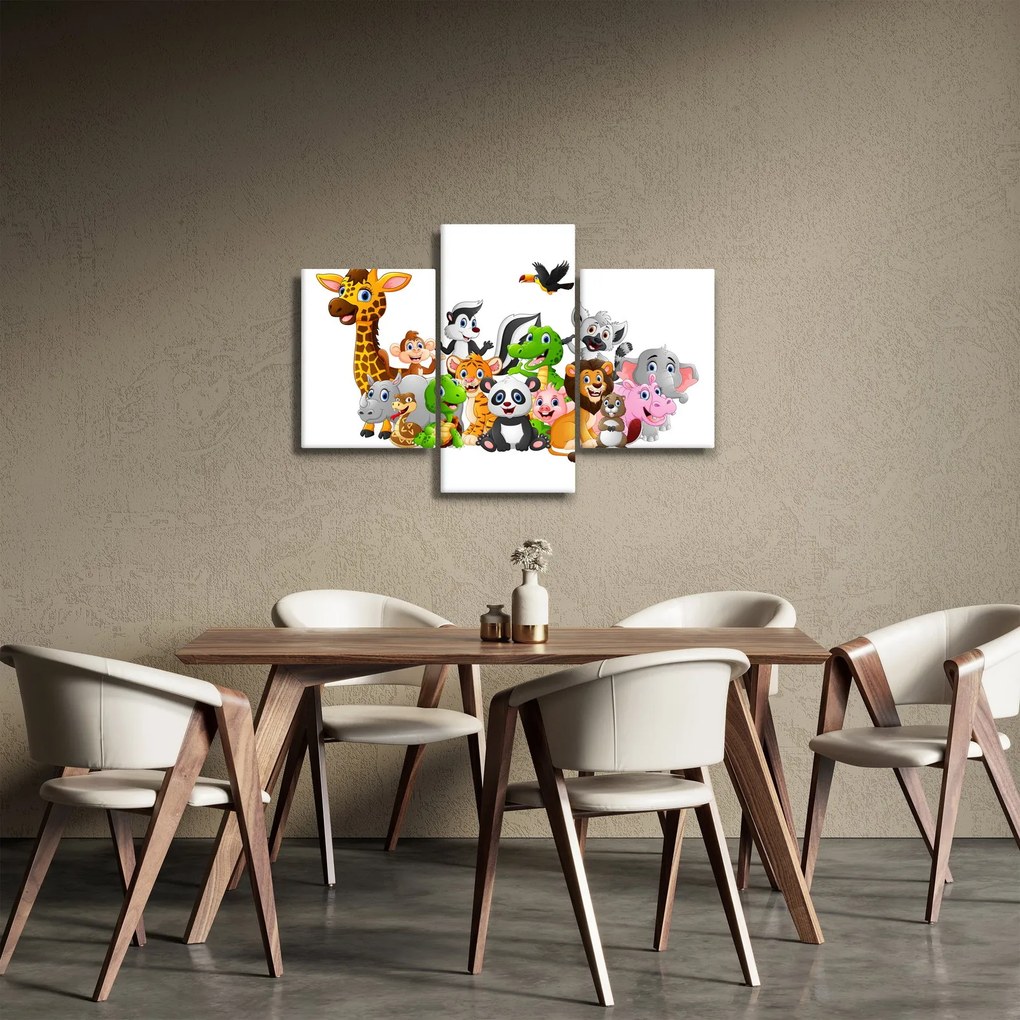 Obraz zvieratiek (90x60 cm)