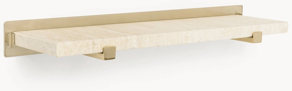 Mramorový nástenný regál Ally, Š 60 cm
