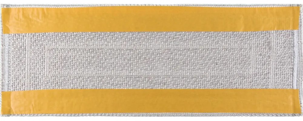 Krémovobiele bavlnené nášľapy na schody v súprave 16 ks 25x65 cm Tablo Krem – Vitaus