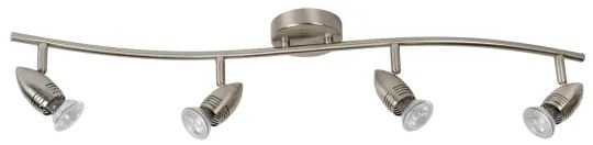 Lucide 13955/20/12 - LED bodové svietidlo CARO-LED 4xGU10/5W/230V chróm