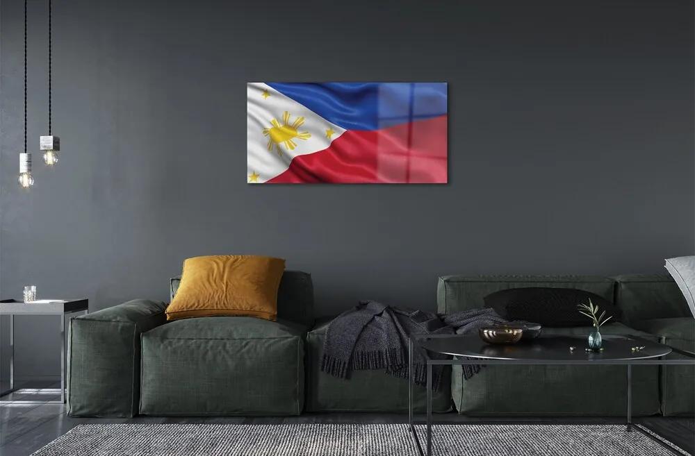 Sklenený obraz vlajka 100x50 cm
