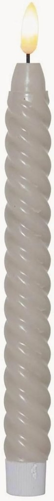 Dlhá LED sviečka's časovačom Flame Swirl Antique
