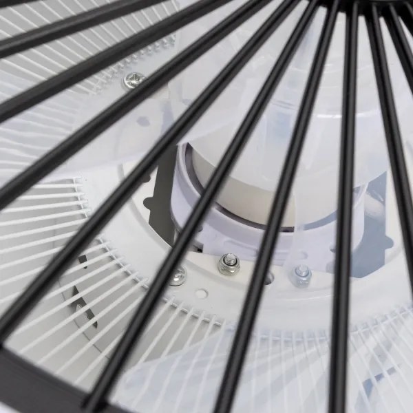 Brilagi - LED Stmievateľné svietidlo s ventilátorom RONDA LED/48W/230V čierna + DO