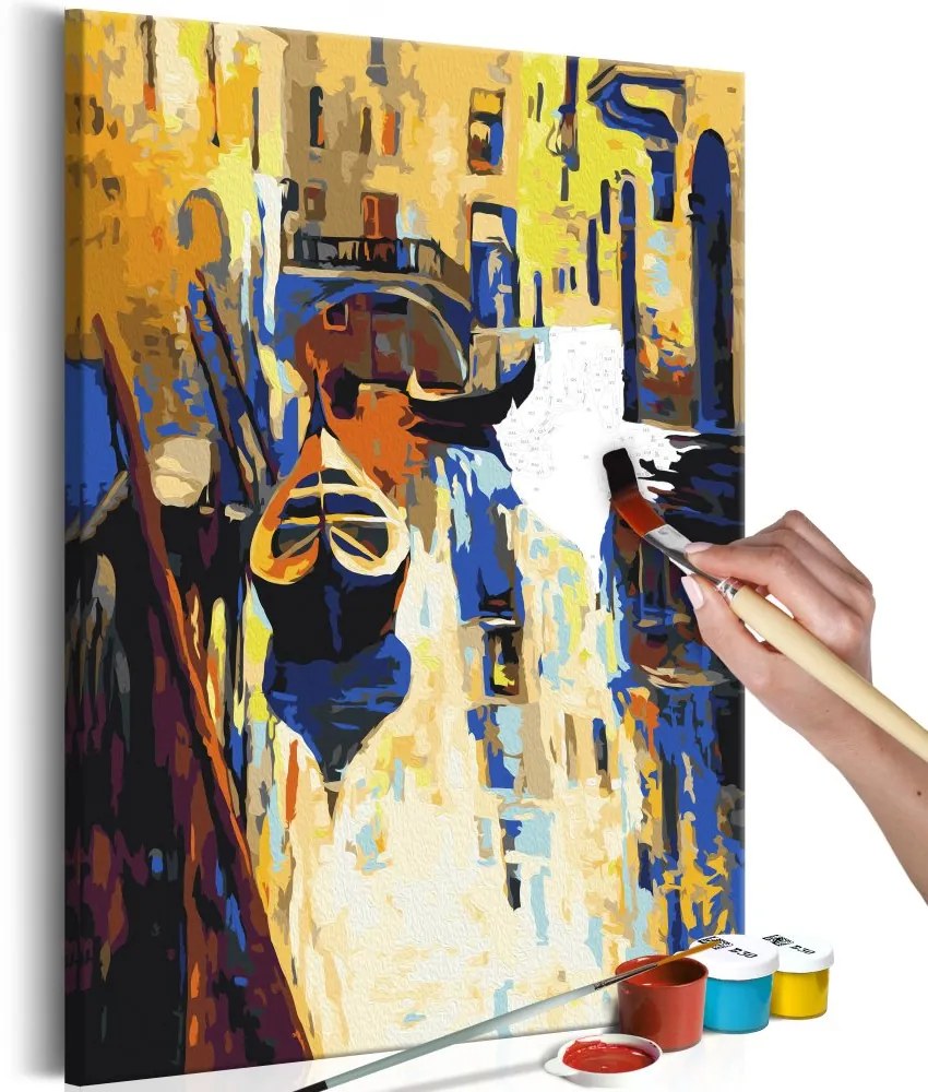 Maľovanie podľa čísiel - Venice (Gondolas) 40x60