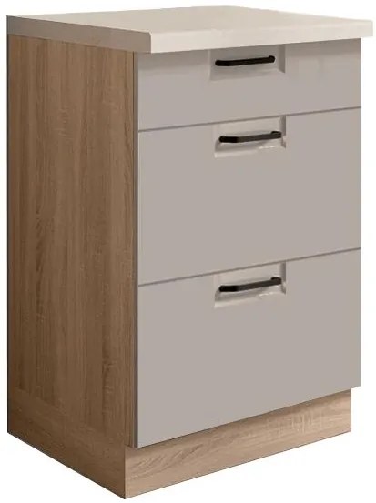 Skrinka do kuchyne Favorit 9d Sonoma/Latte