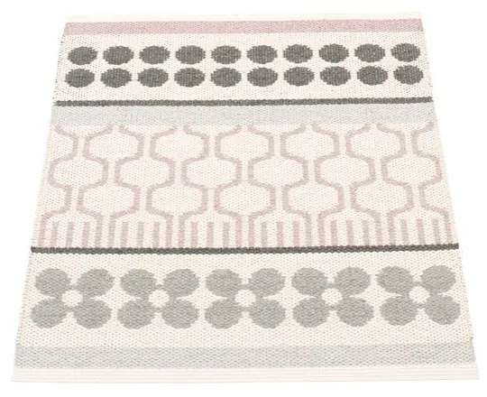 Svetloružovo-sivý vnútorný a vonkajší koberec 70x90 cm Asta Pale Rose – Pappelina