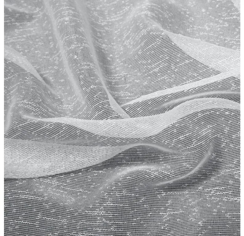 DECOREUM Dažďová záclona, lesklá 300 cm x 250 cm biela 100 % polyester 57205
