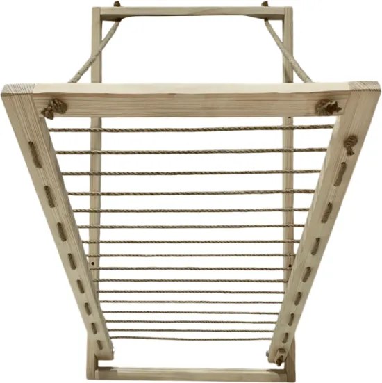 Sušiak na stenu - drevený, úzky, svetlý