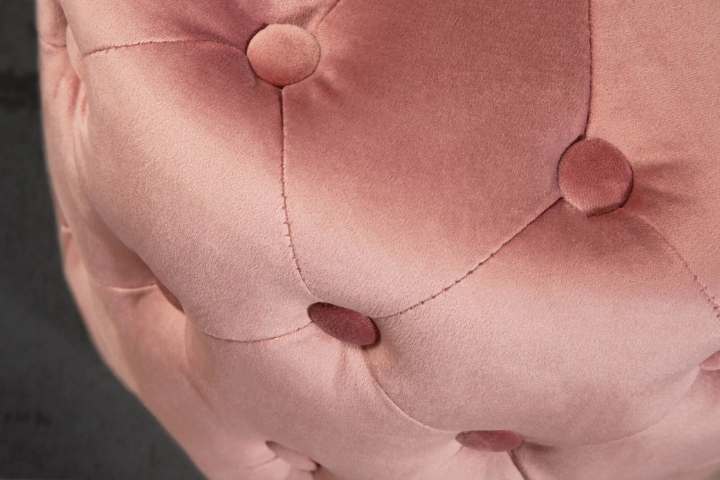 Taburetka moderná baroková 35cm staroružové zlato