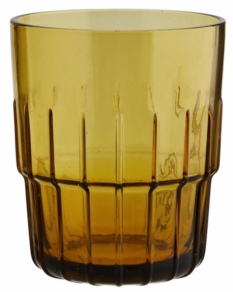 MADAM STOLTZ Pohár Amber Glass