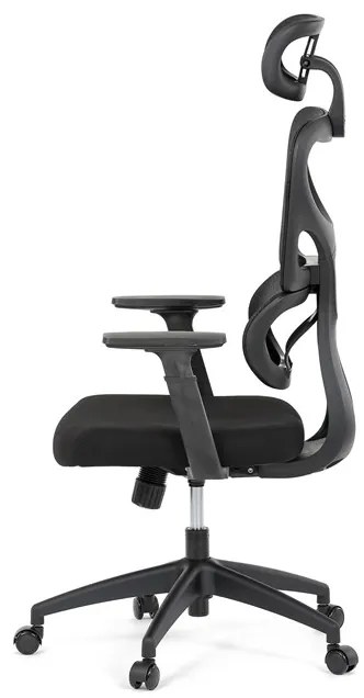 Autronic BONTEC Kancelárska stolička, hojdací mechanizmus, čierna, KA-K2080 BK Farba: Šedá