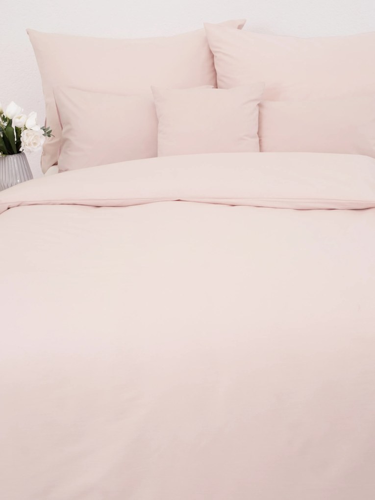 Predĺžené bavlnené obliečky Renforcé - Jasmine púdrová