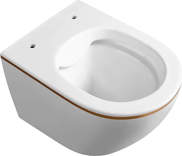 BPS-koupelny Závesná WC misa so SoftClose sedadlom HYD-4709, biela
