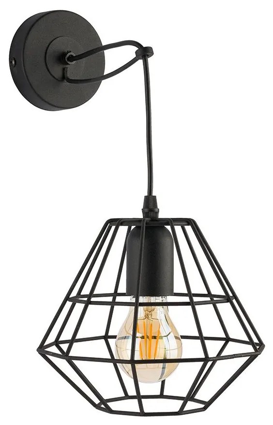 TK Lighting Nástenné svietidlo DIAMOND 1xE27/60W/230V TK2183