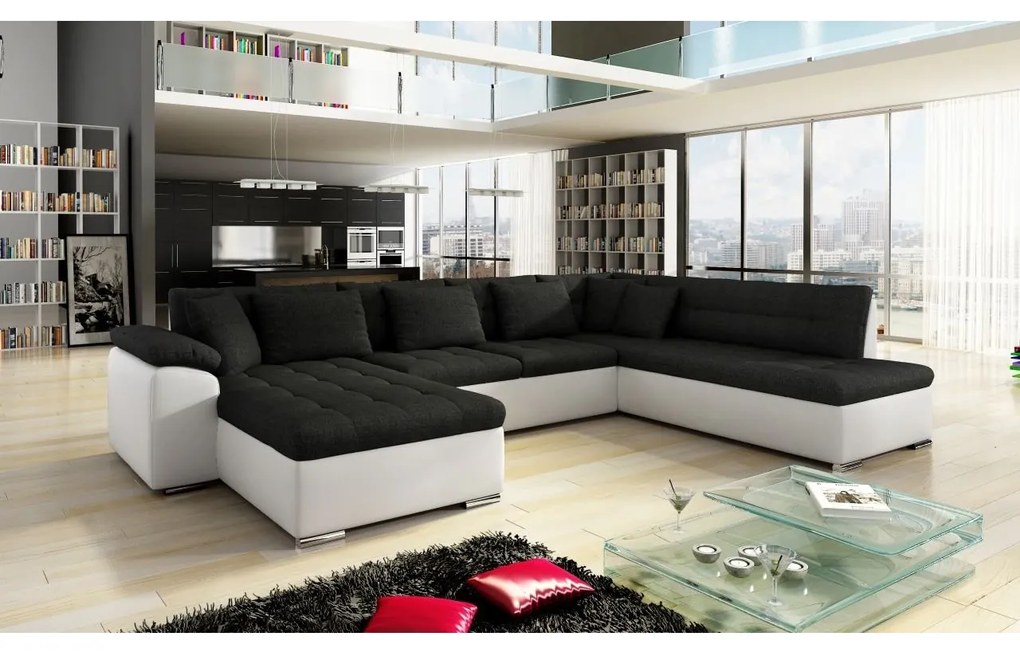 Rohová sedačka Tony s funkciou spania, Dostupné poťahy: Nazar 225.02, Strana: Ľavá - U